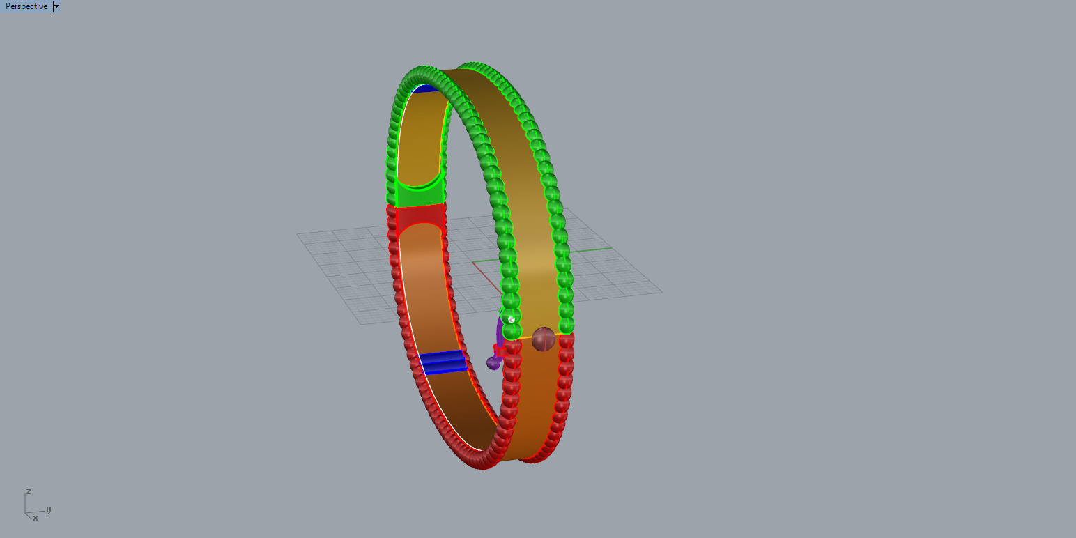 Bracelet 30450 3D print model_4