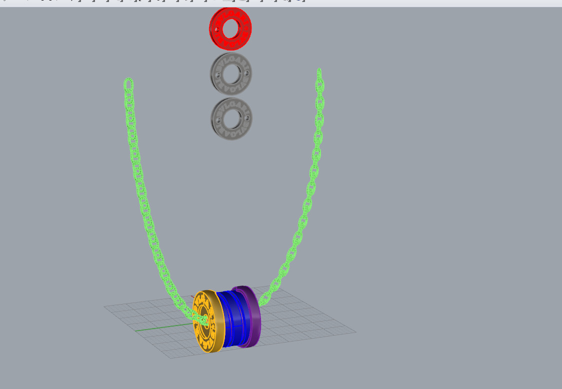 Pendant 52815 3D print model_3