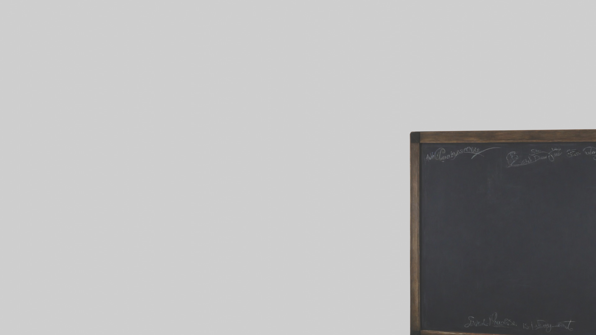 Chalkboard Wall Low-poly 3D model_21