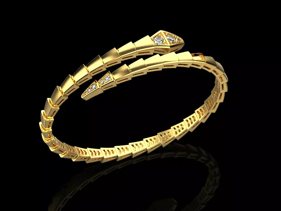 Snake Bracelet 29158 3D print model_0