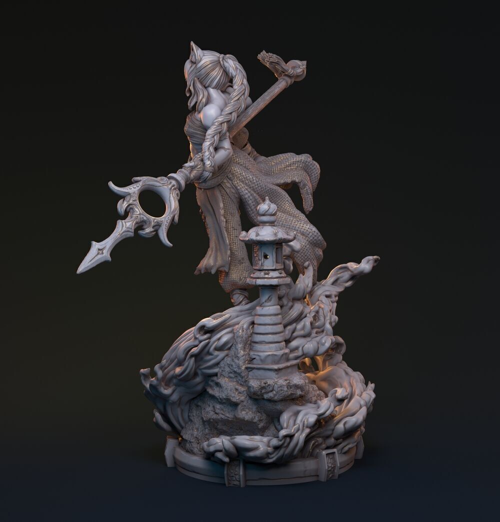 Bakaneko Catgirl 3D print model_19