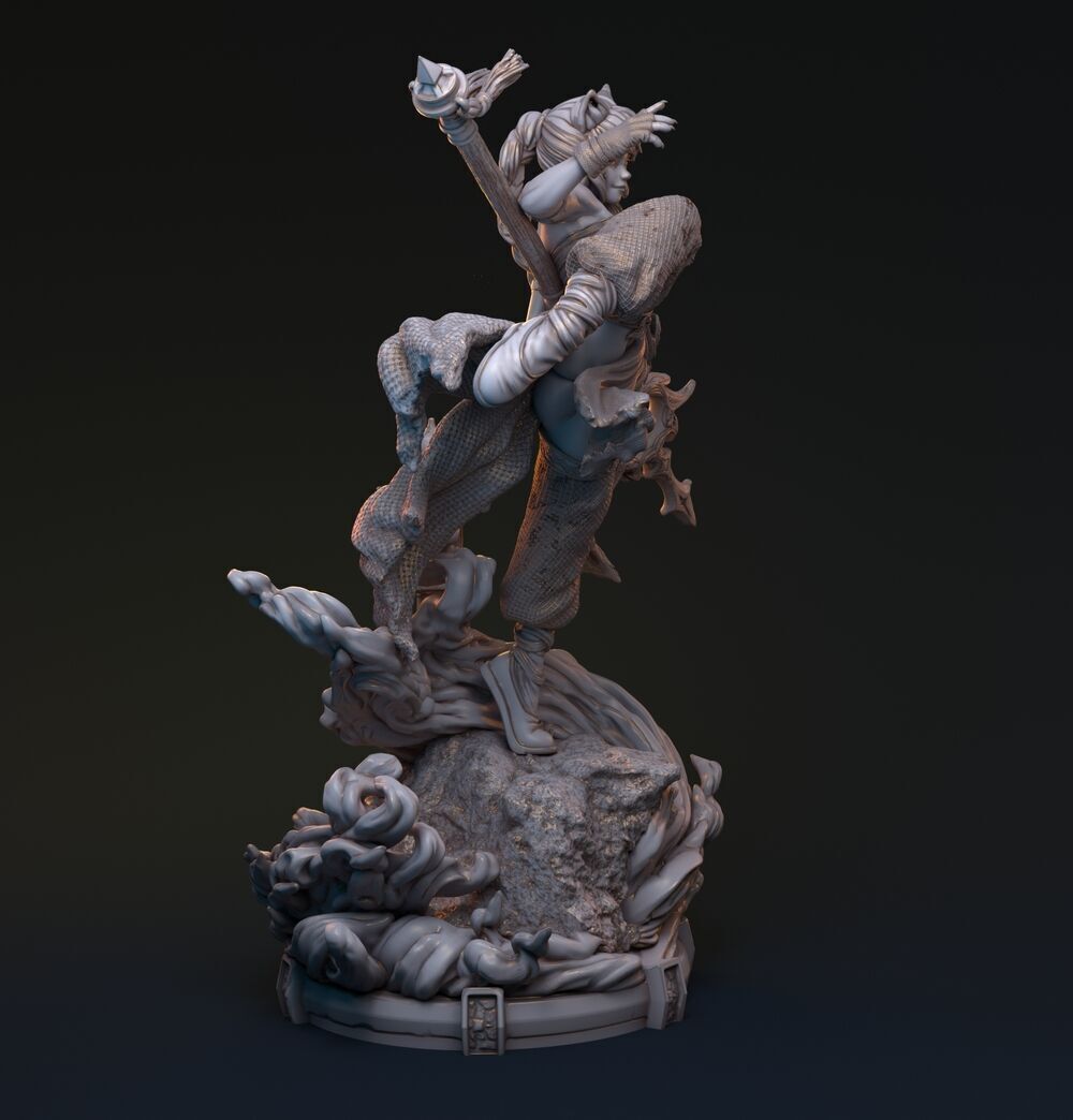 Bakaneko Catgirl 3D print model_13