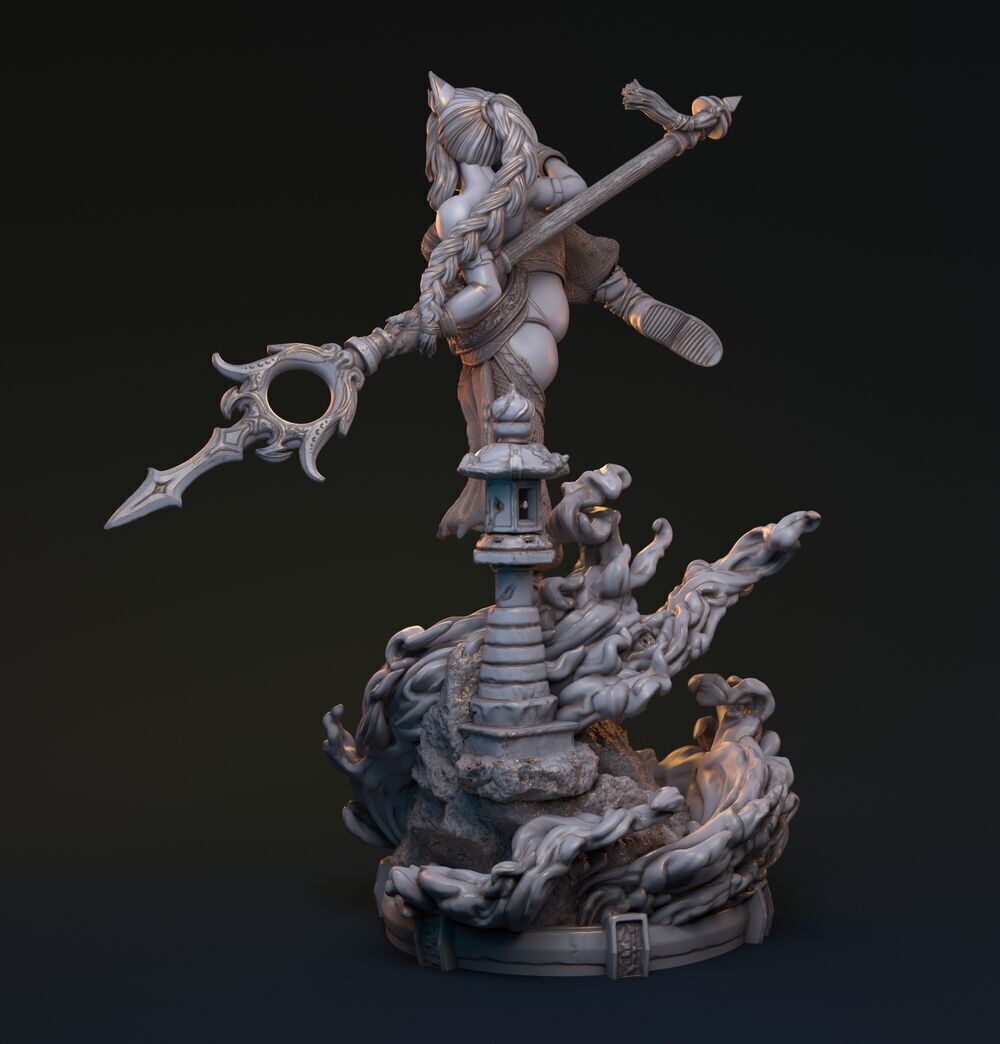 Bakaneko Catgirl 3D print model_18