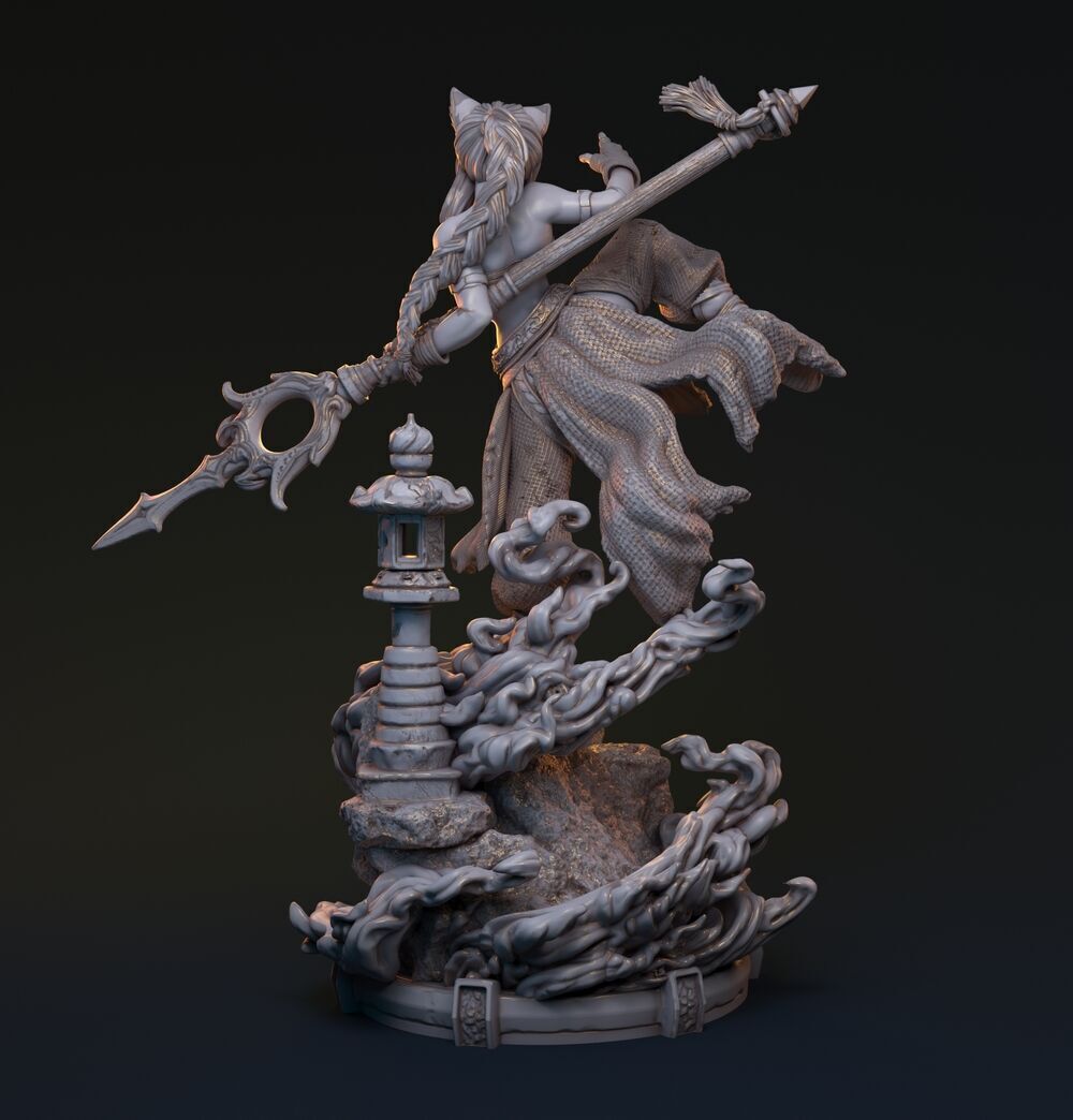 Bakaneko Catgirl 3D print model_17