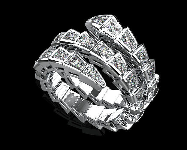 Serpent Ring 29120 3D print model