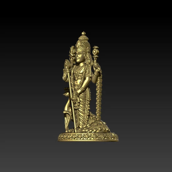 Kartikeya-Ji Murugan Murti Model-01 3D print model_2