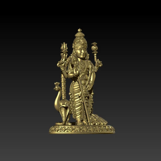 Kartikeya-Ji Murugan Murti Model-01 3D print model_3