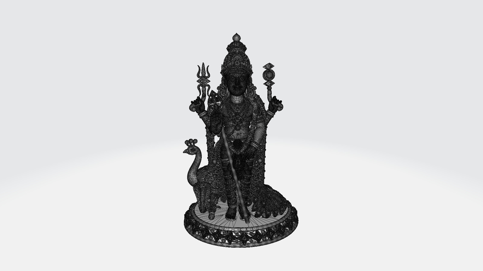 Kartikeya-Ji Murugan Murti Model-01 3D print model_11