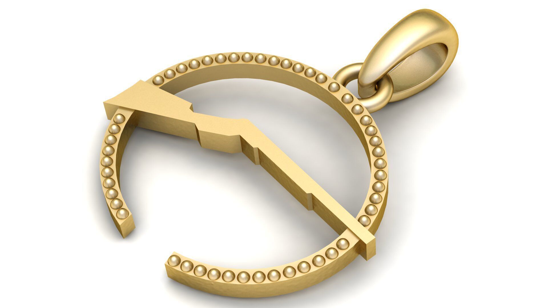 PESTAL  ROUND PENDANT 3D PRITNRABLE MODEL  3D print model_1