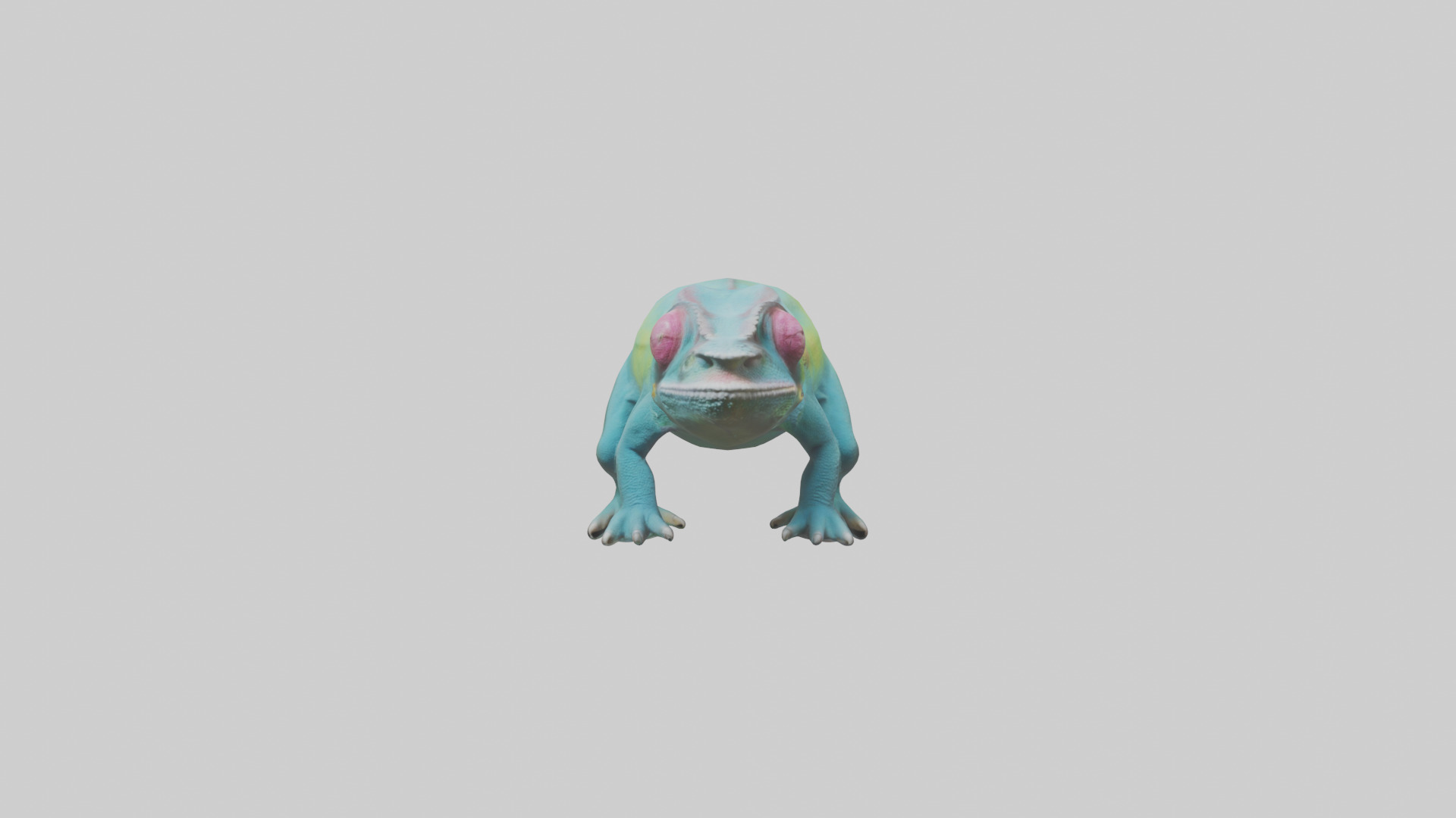 Chameleon Eyes Model Low-poly 3D model_10