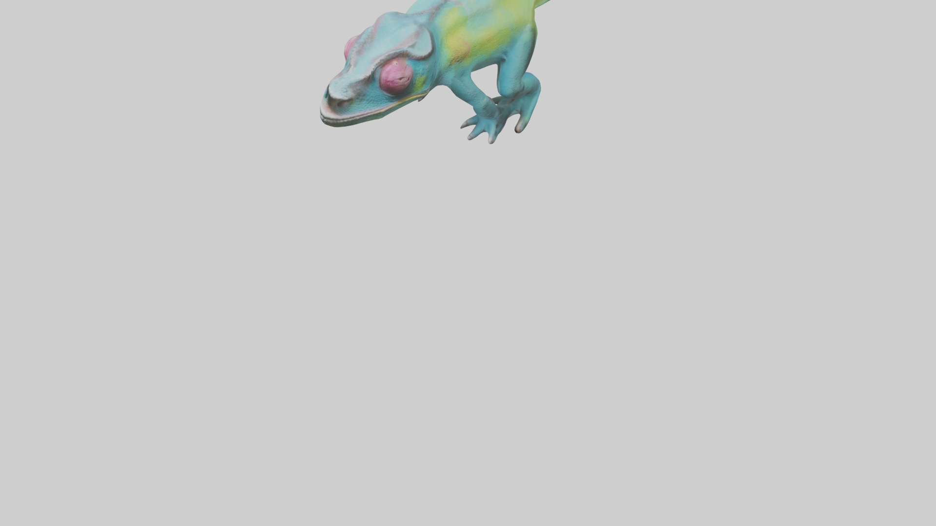 Chameleon Eyes Model Low-poly 3D model_7