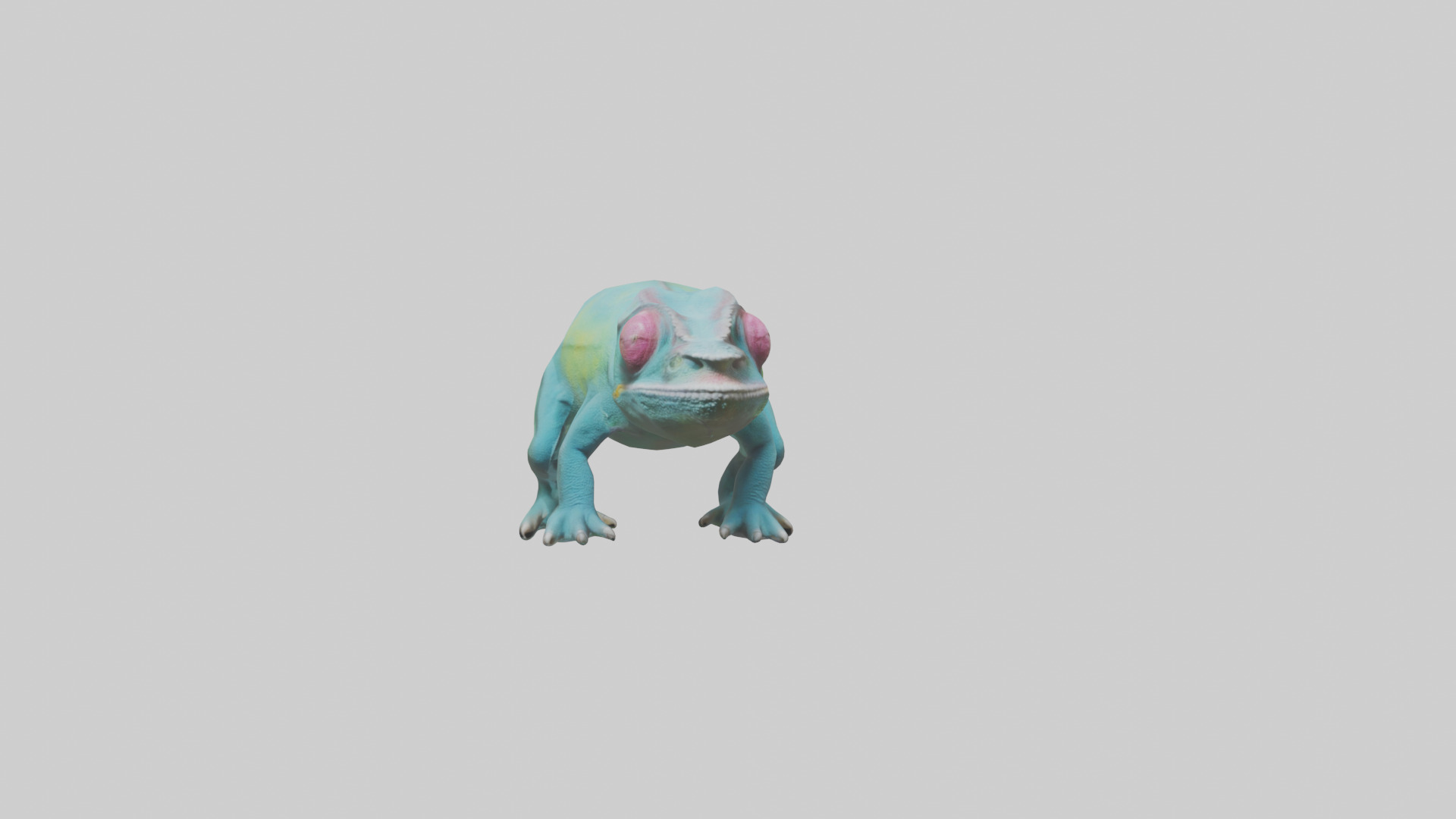 Chameleon Eyes Model Low-poly 3D model_18