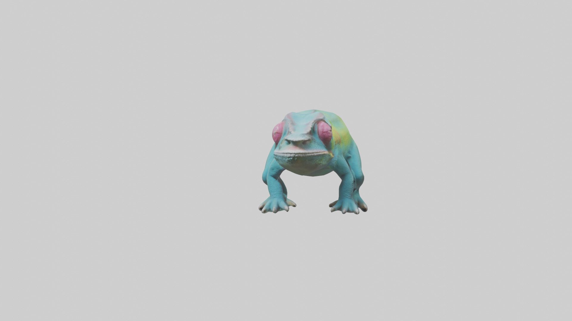 Chameleon Eyes Model Low-poly 3D model_15
