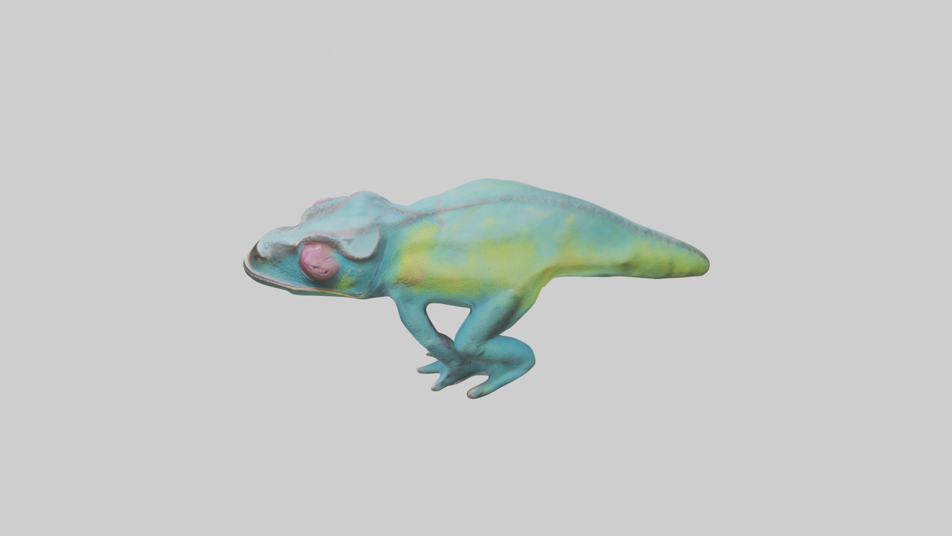 Chameleon Eyes Model Low-poly 3D model_27