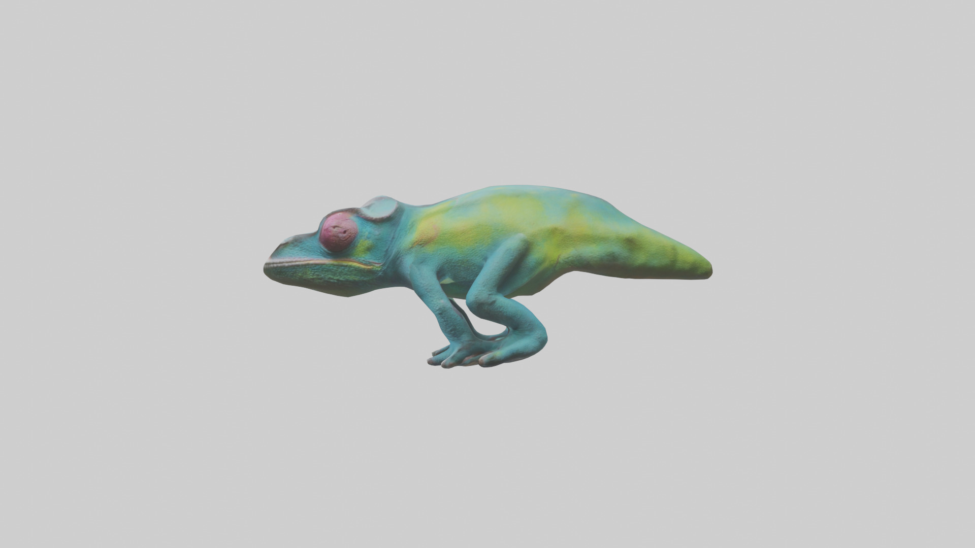 Chameleon Eyes Model Low-poly 3D model_22
