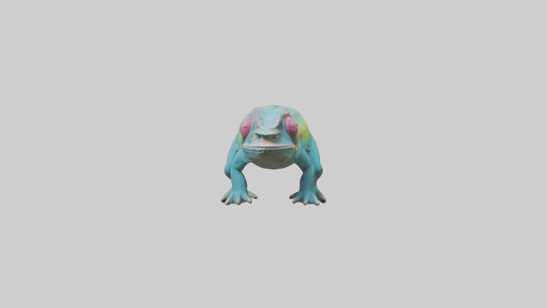 Chameleon Eyes Model Low-poly 3D model_14