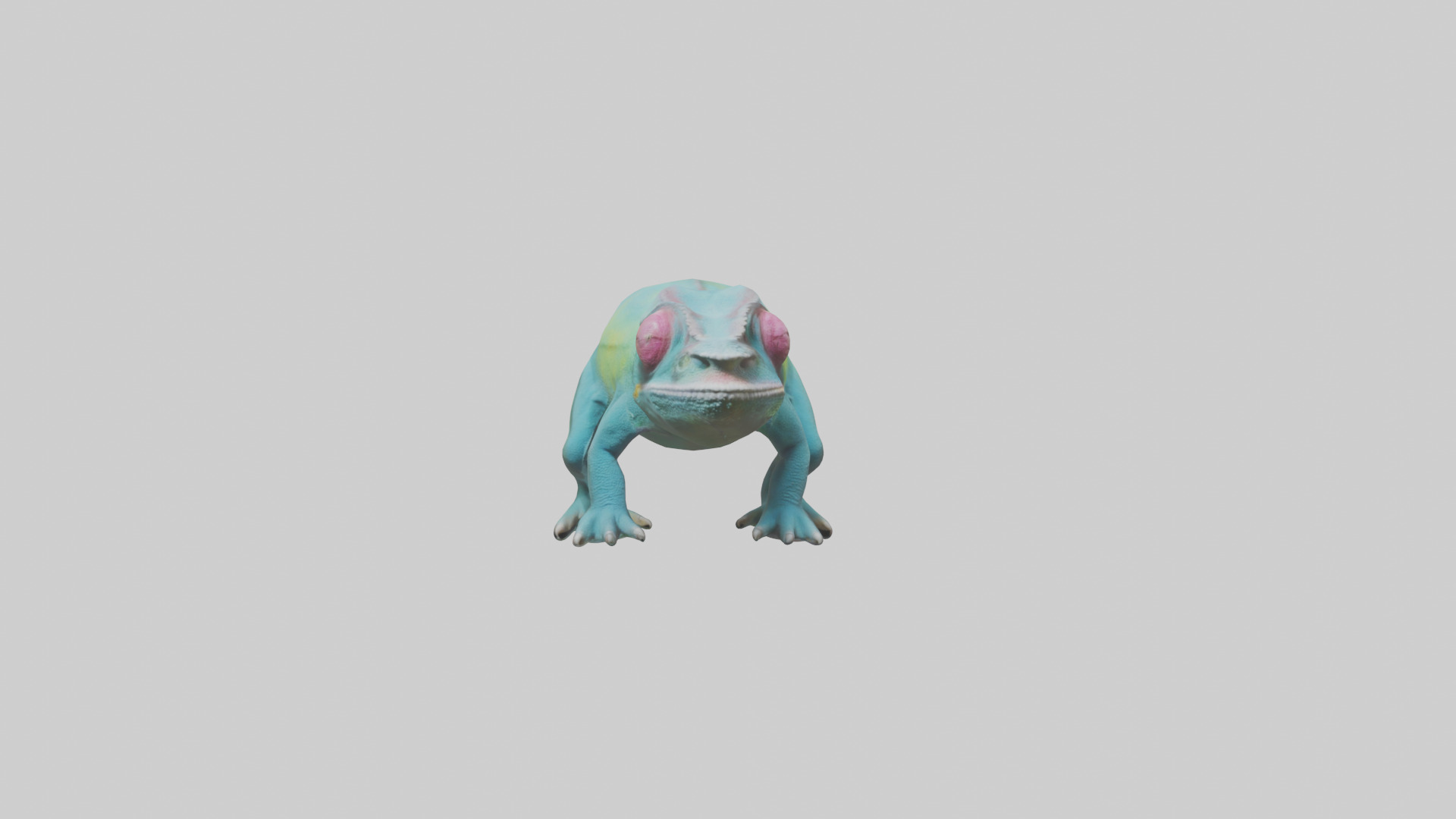 Chameleon Eyes Model Low-poly 3D model_17