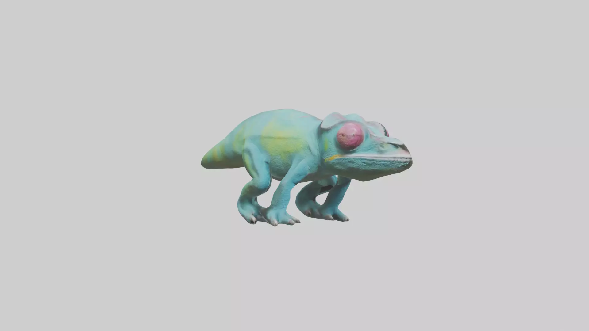 Chameleon Eyes Model Low-poly 3D model_0