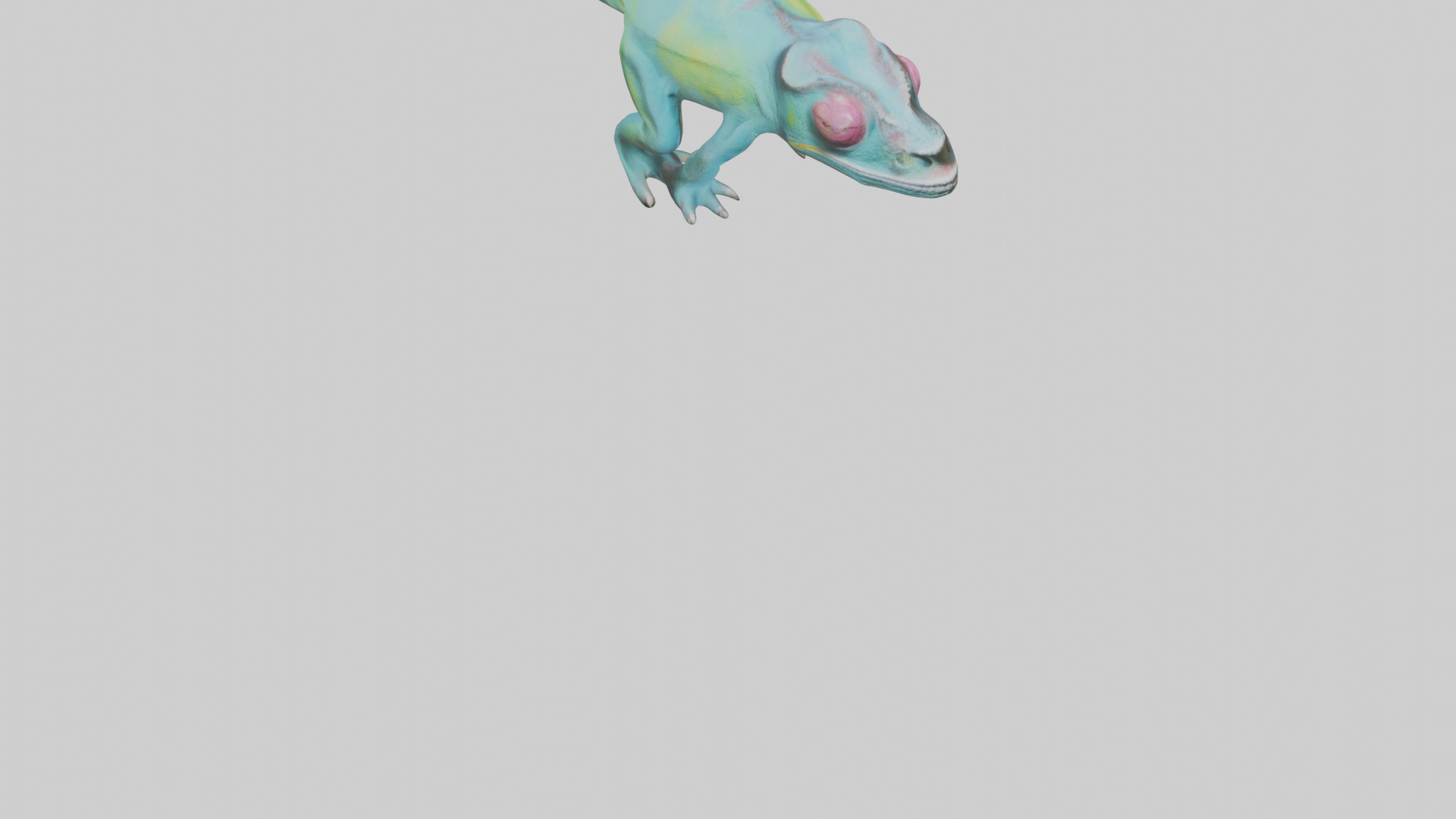 Chameleon Eyes Model Low-poly 3D model_8