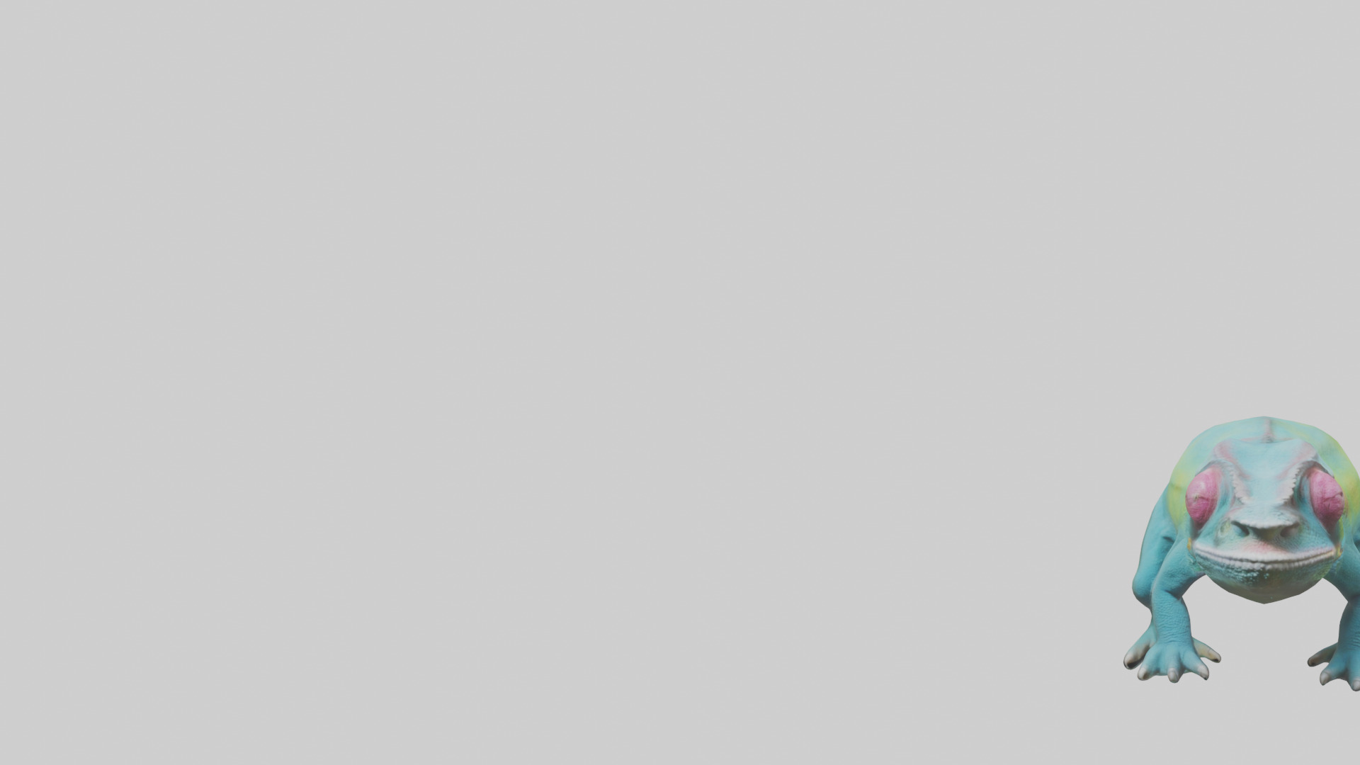 Chameleon Eyes Model Low-poly 3D model_21