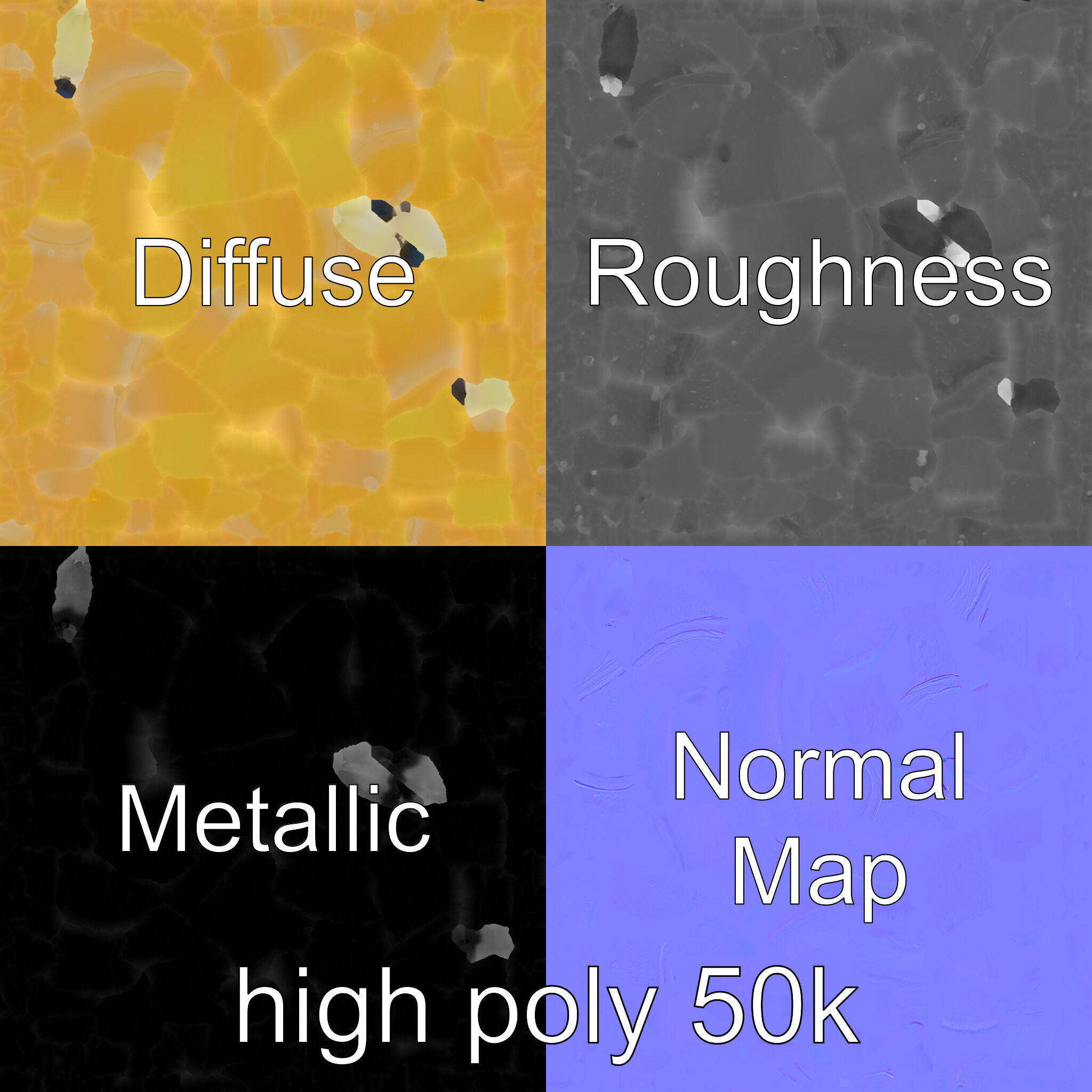 Cozy Candle with Textured Wax Surface model pack Low-poly 3D model_1