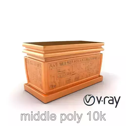 Festive Gift Box with Bow model pack