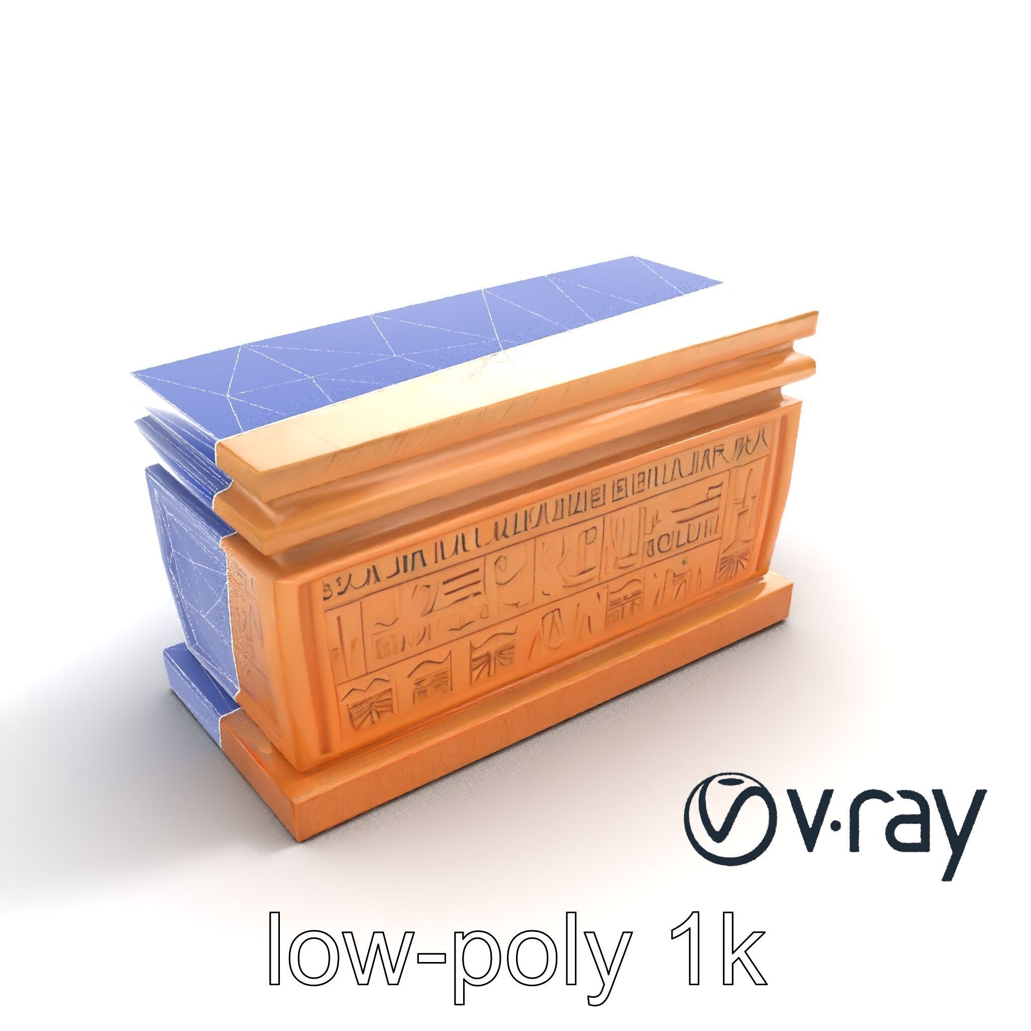 Festive Metallic Gift Box model pack Low-poly 3D model_17