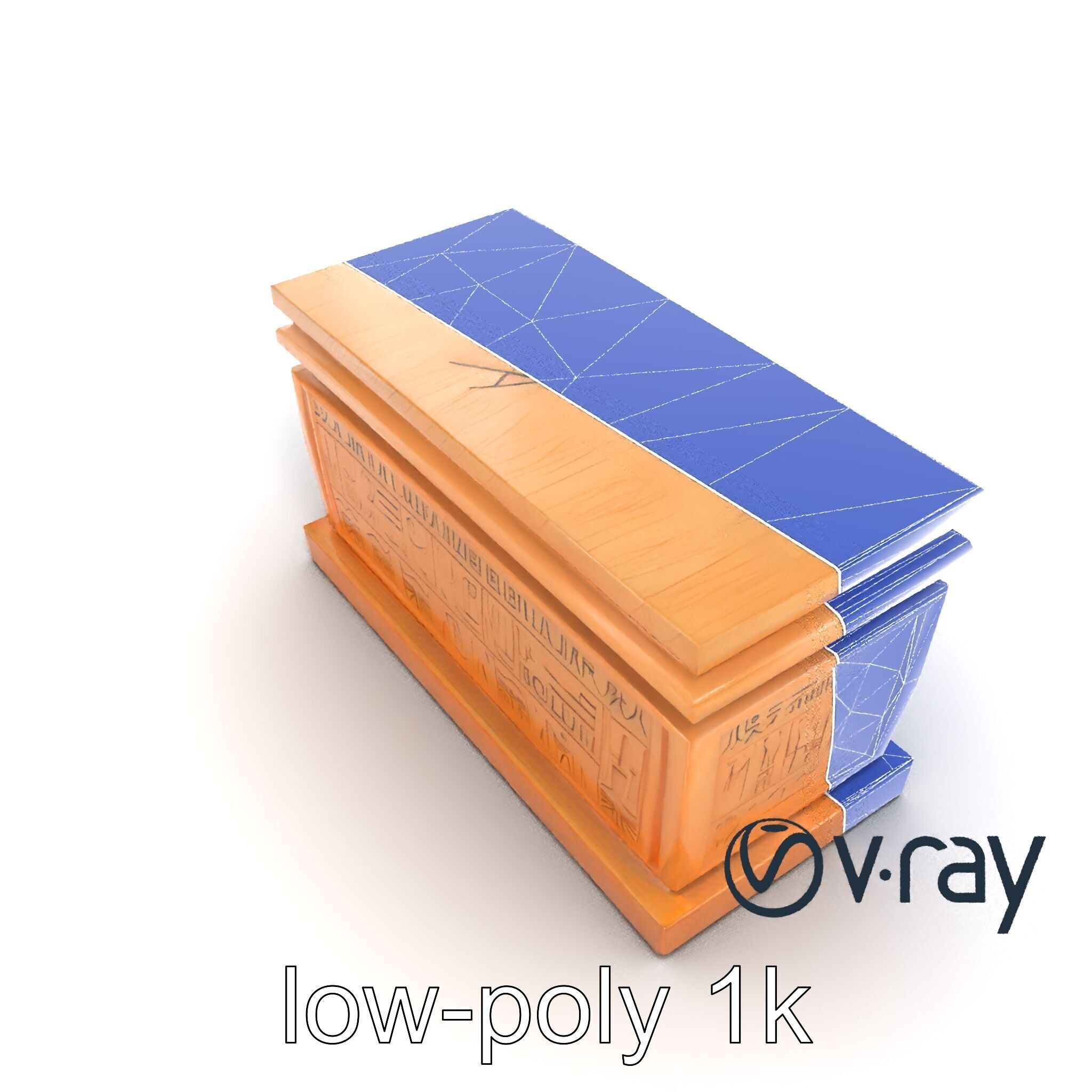 Festive Metallic Gift Box model pack Low-poly 3D model_12