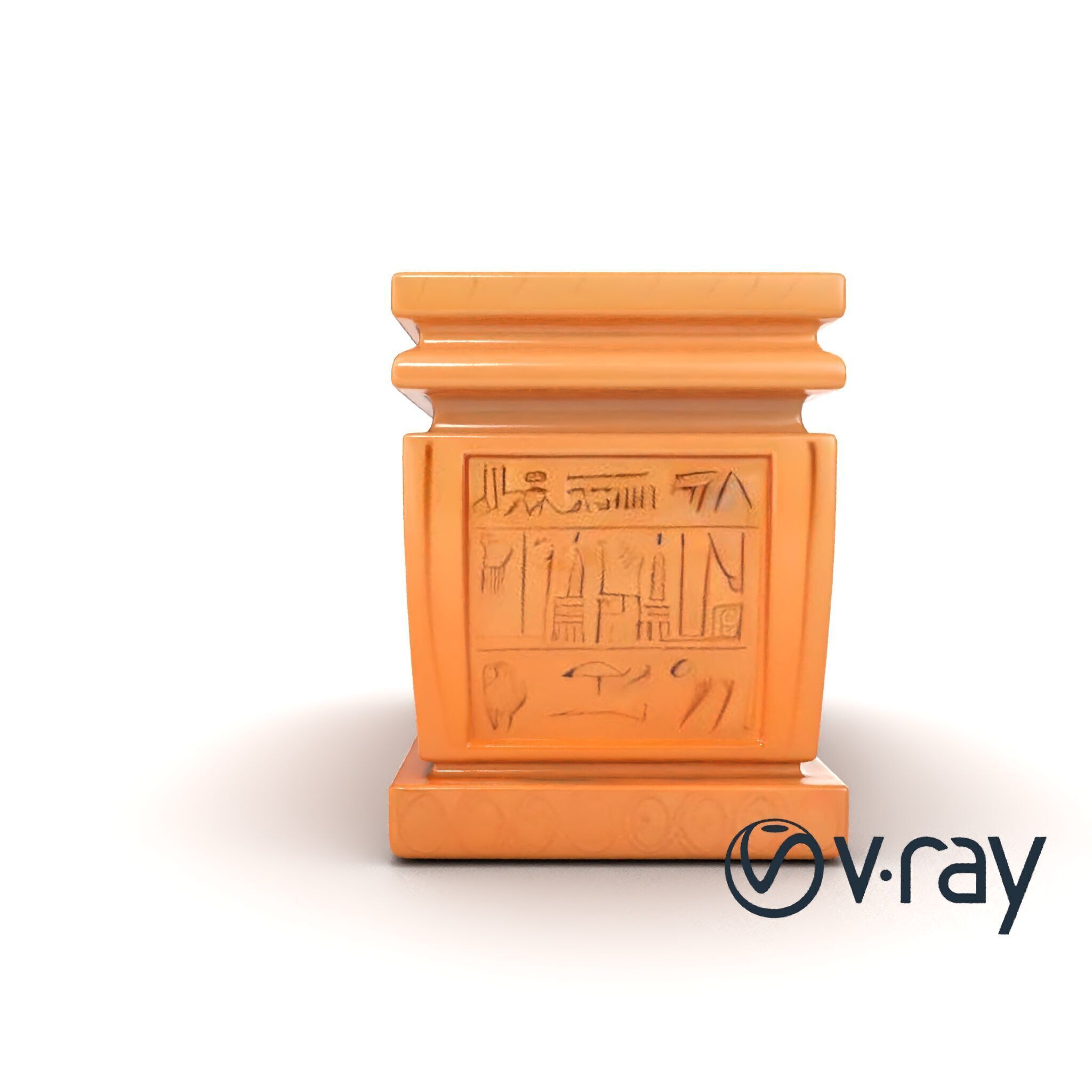 Festive Metallic Gift Box model pack Low-poly 3D model_20