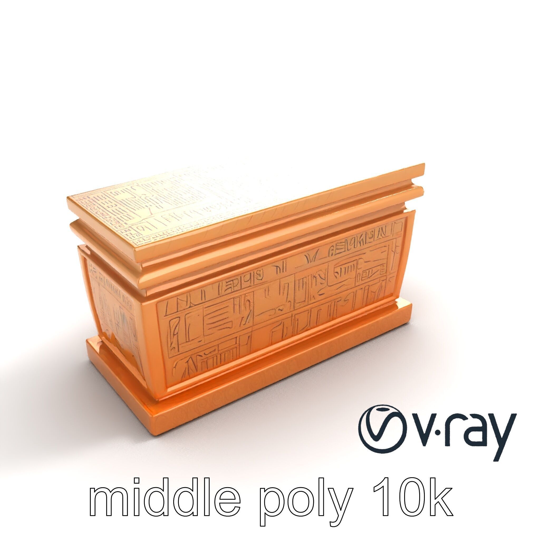 Festive Metallic Gift Box model pack Low-poly 3D model_4