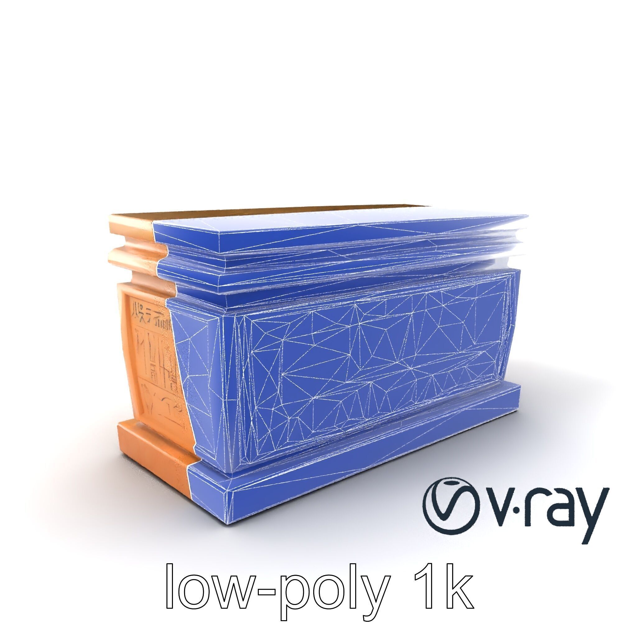Festive Metallic Gift Box model pack Low-poly 3D model_8