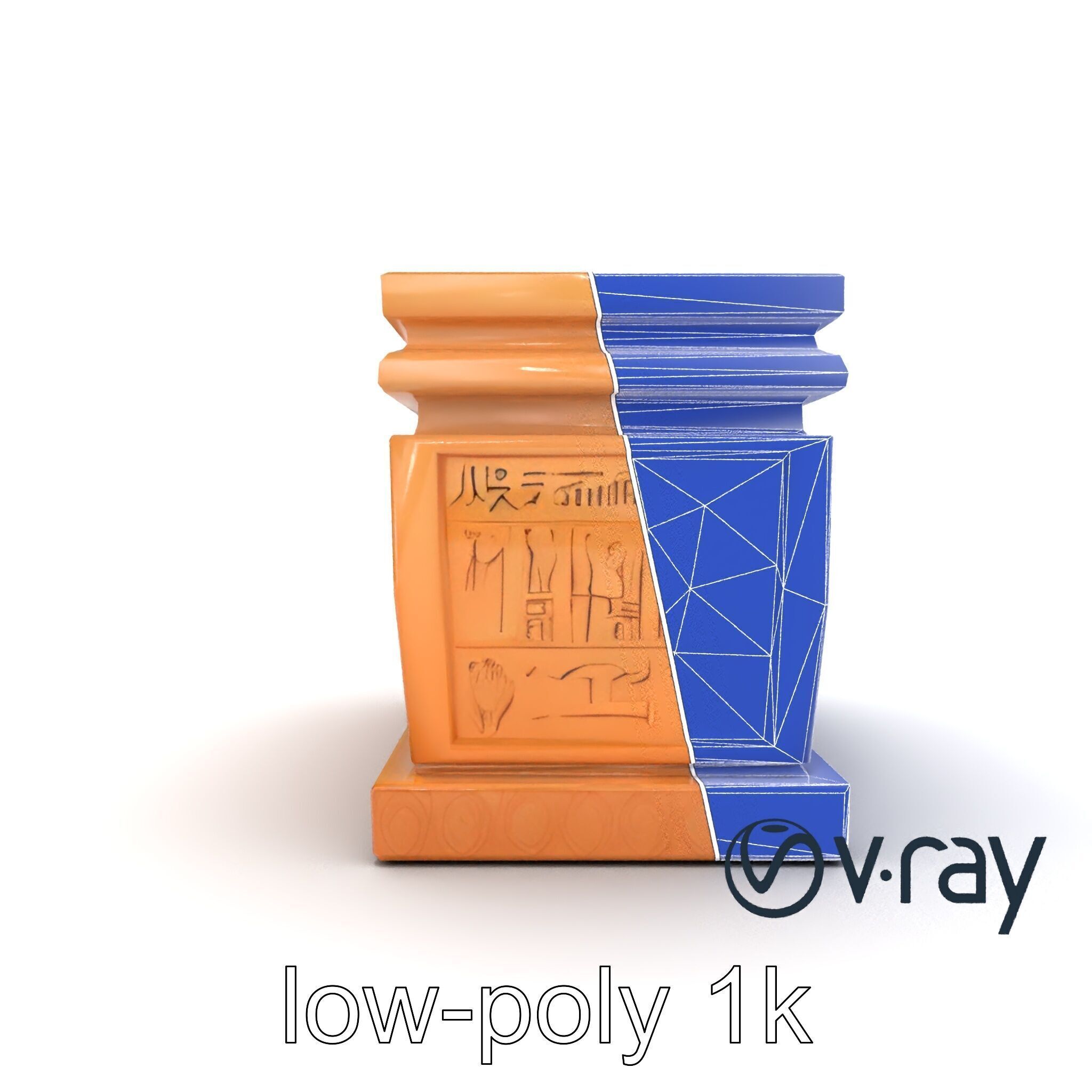 Festive Metallic Gift Box model pack Low-poly 3D model_16