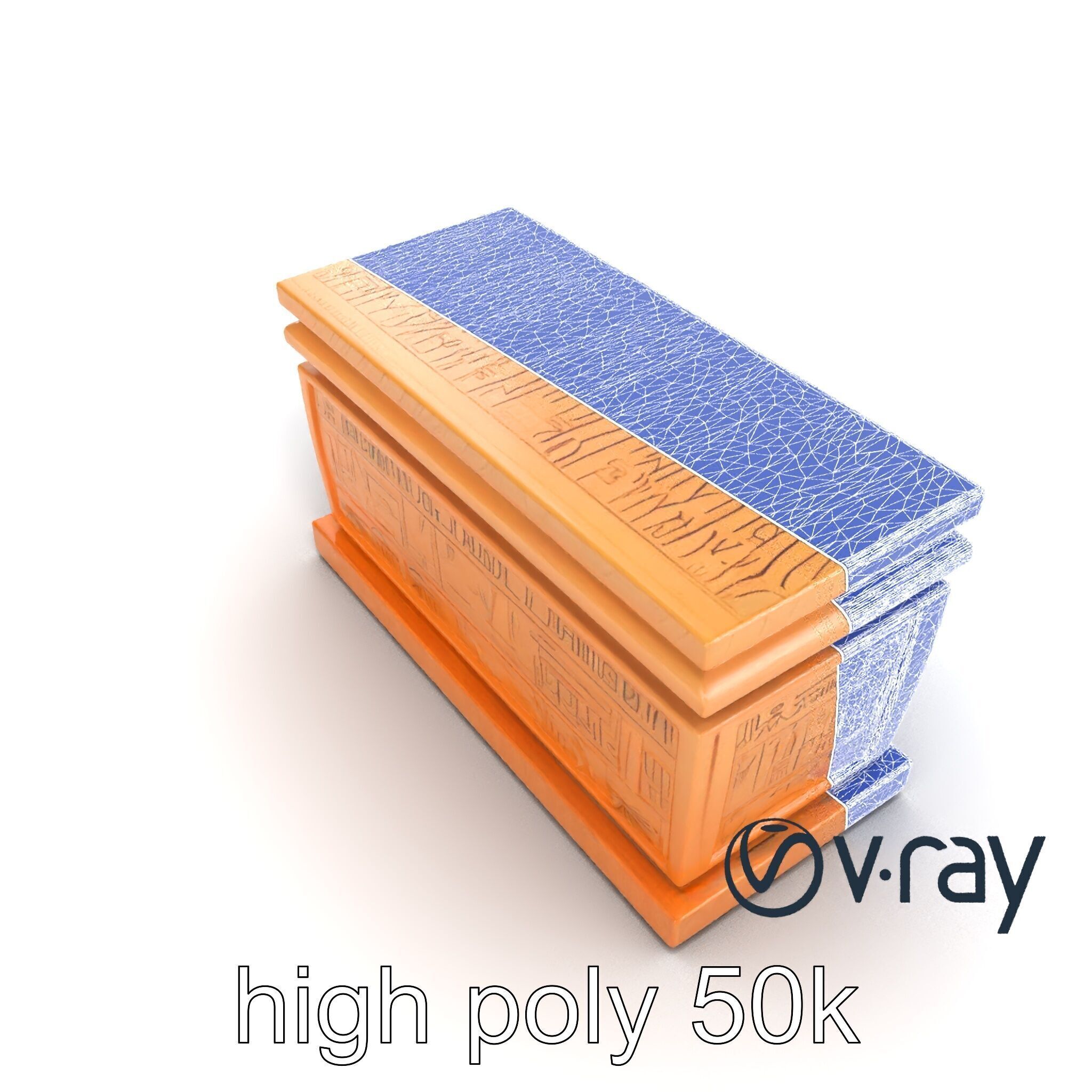 Festive Metallic Gift Box model pack Low-poly 3D model_23