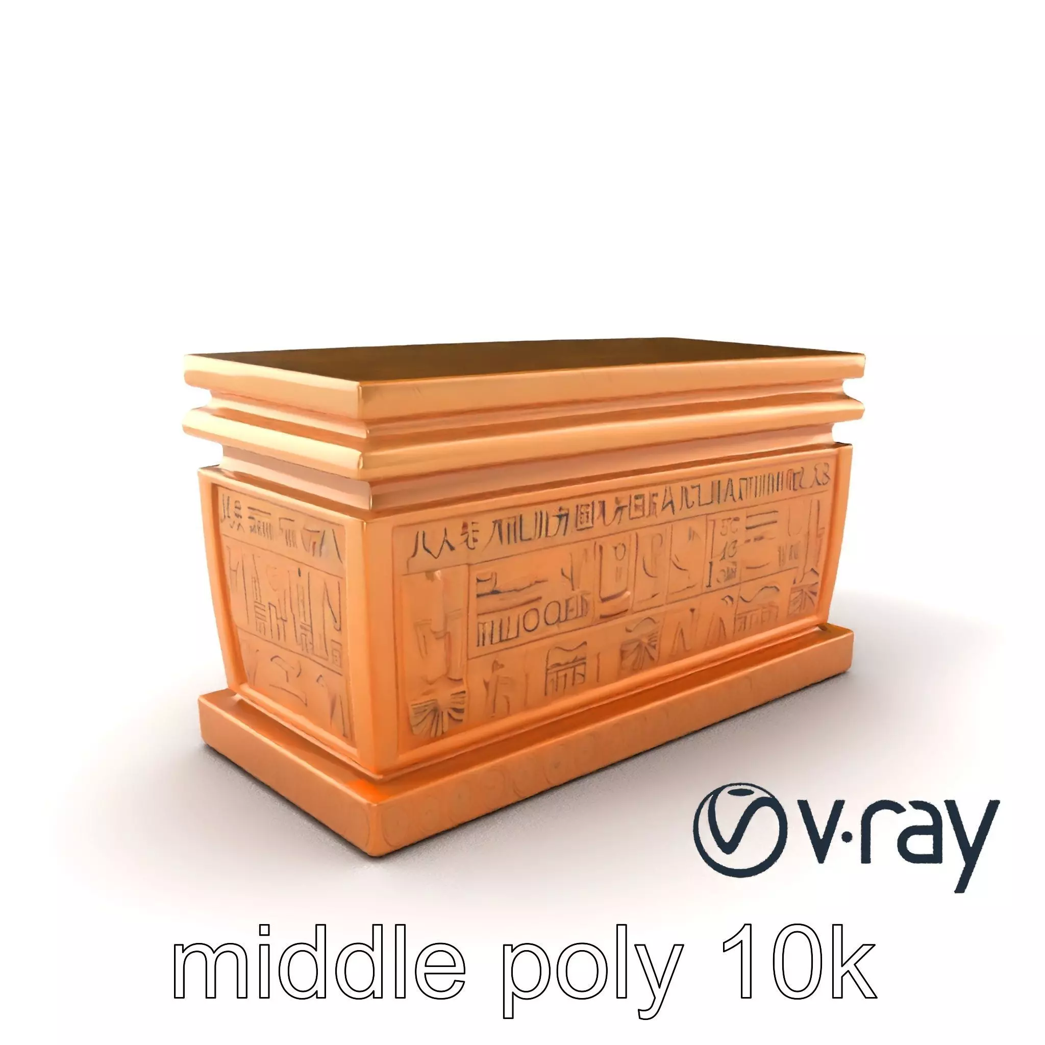 Festive Metallic Gift Box model pack Low-poly 3D model_0