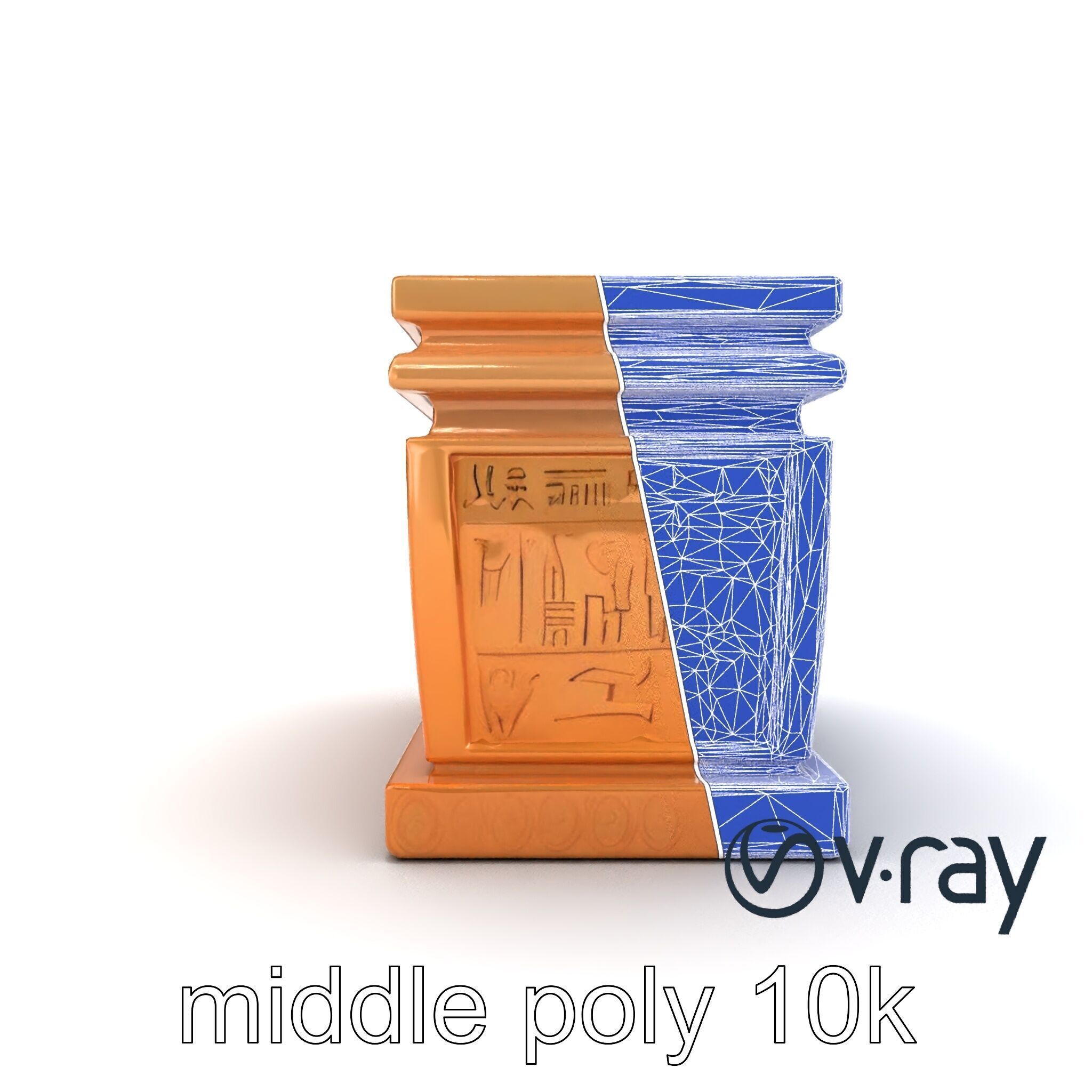 Festive Metallic Gift Box model pack Low-poly 3D model_25