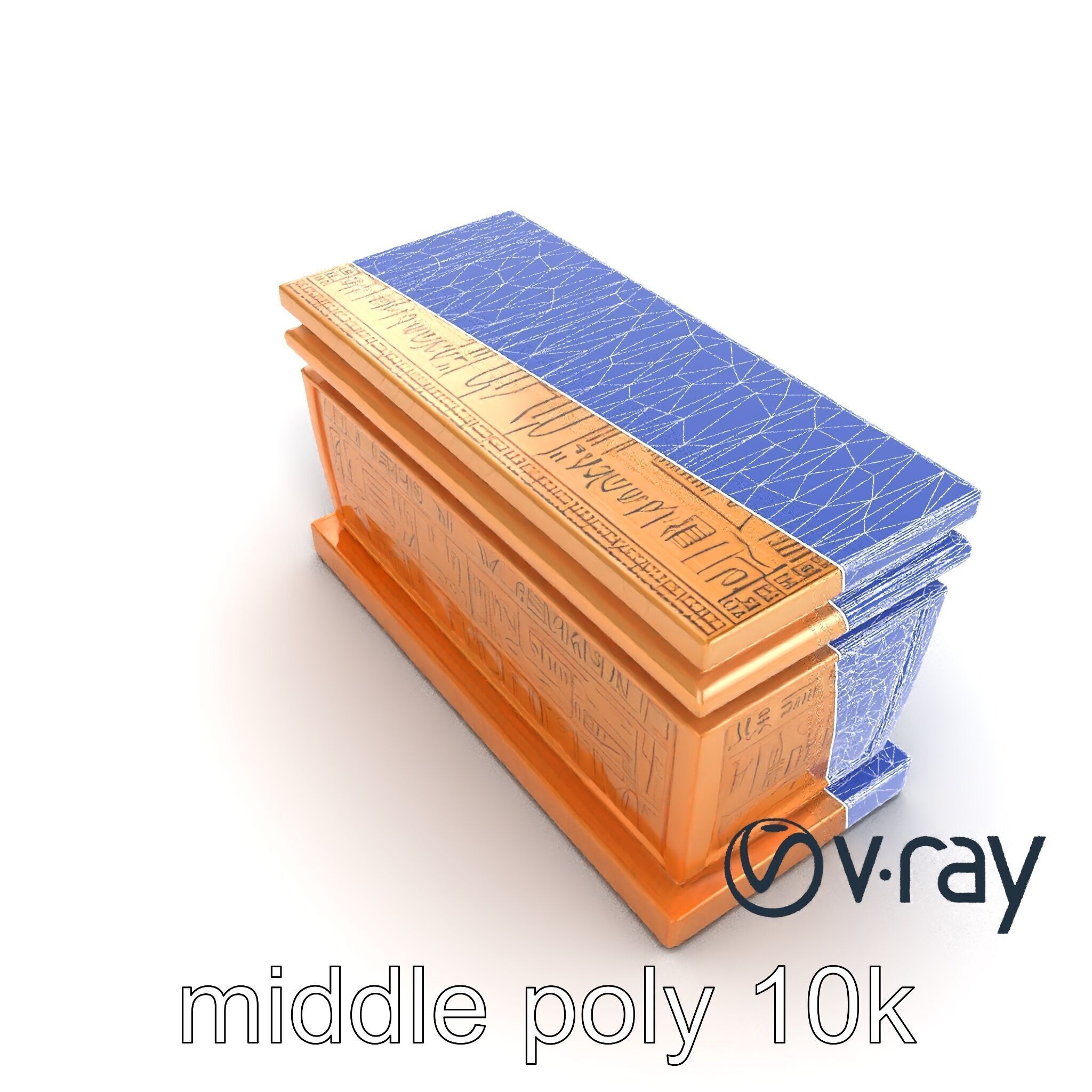 Festive Metallic Gift Box model pack Low-poly 3D model_24