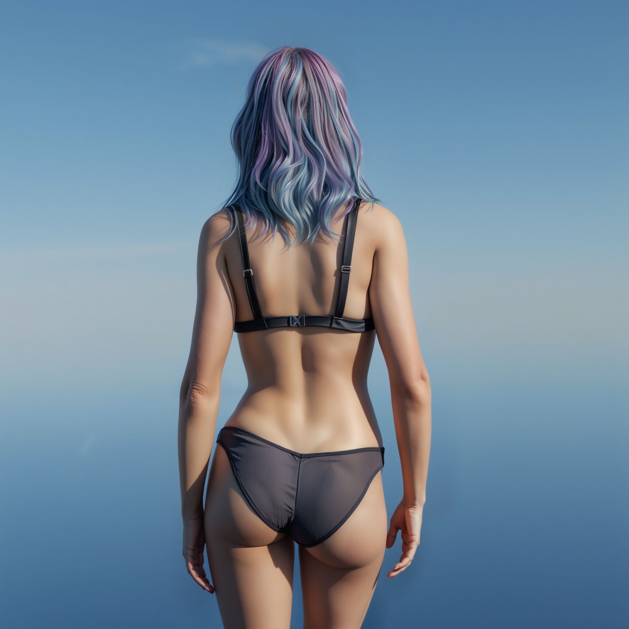 Polina - Female 3D Model Low-poly 3D model_2