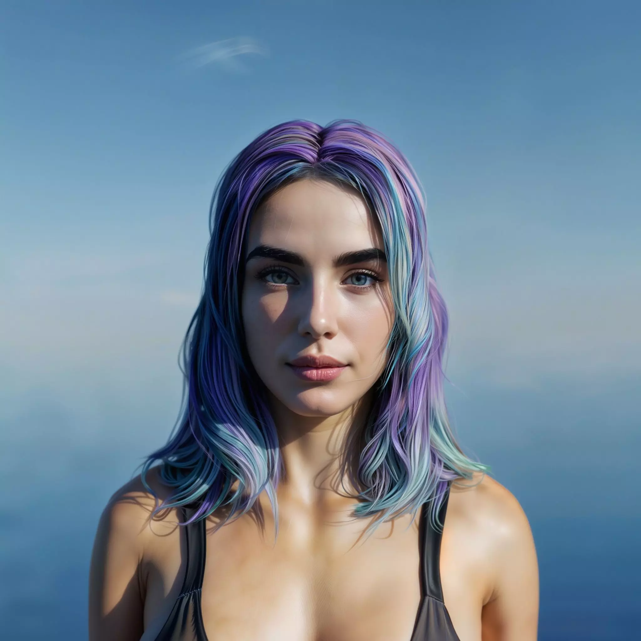 Polina - Female 3D Model Low-poly 3D model_0