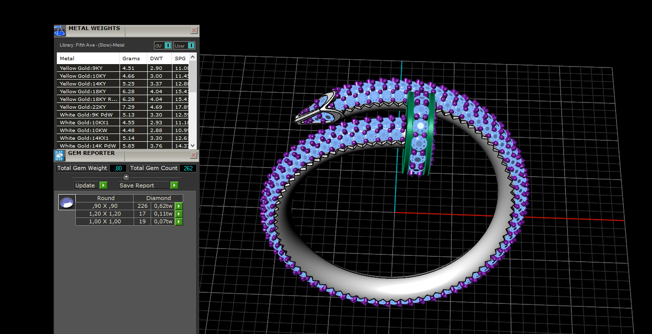 Nail Ring 17109 3D print model_7