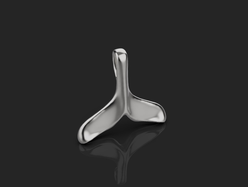 Tail Pendant 61069 3D print model_1