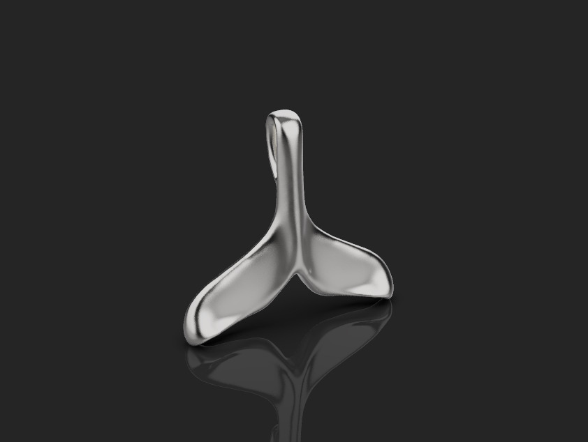 Tail Pendant 61069 3D print model_4