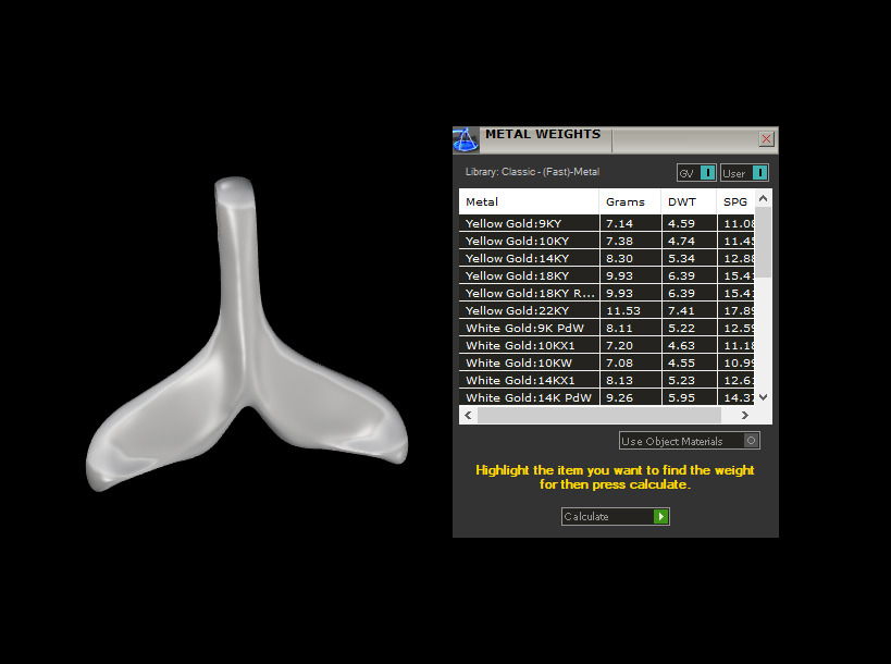 Tail Pendant 61069 3D print model_7