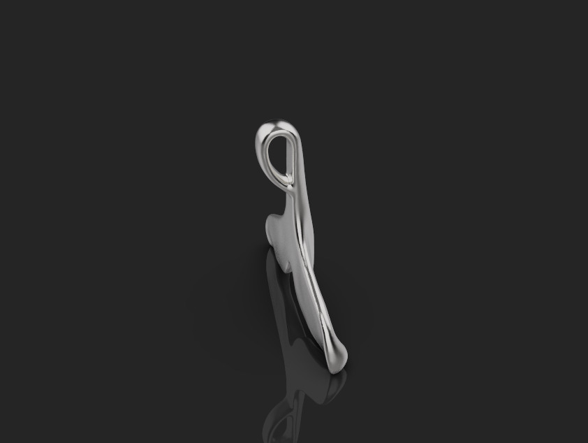Tail Pendant 61069 3D print model_3