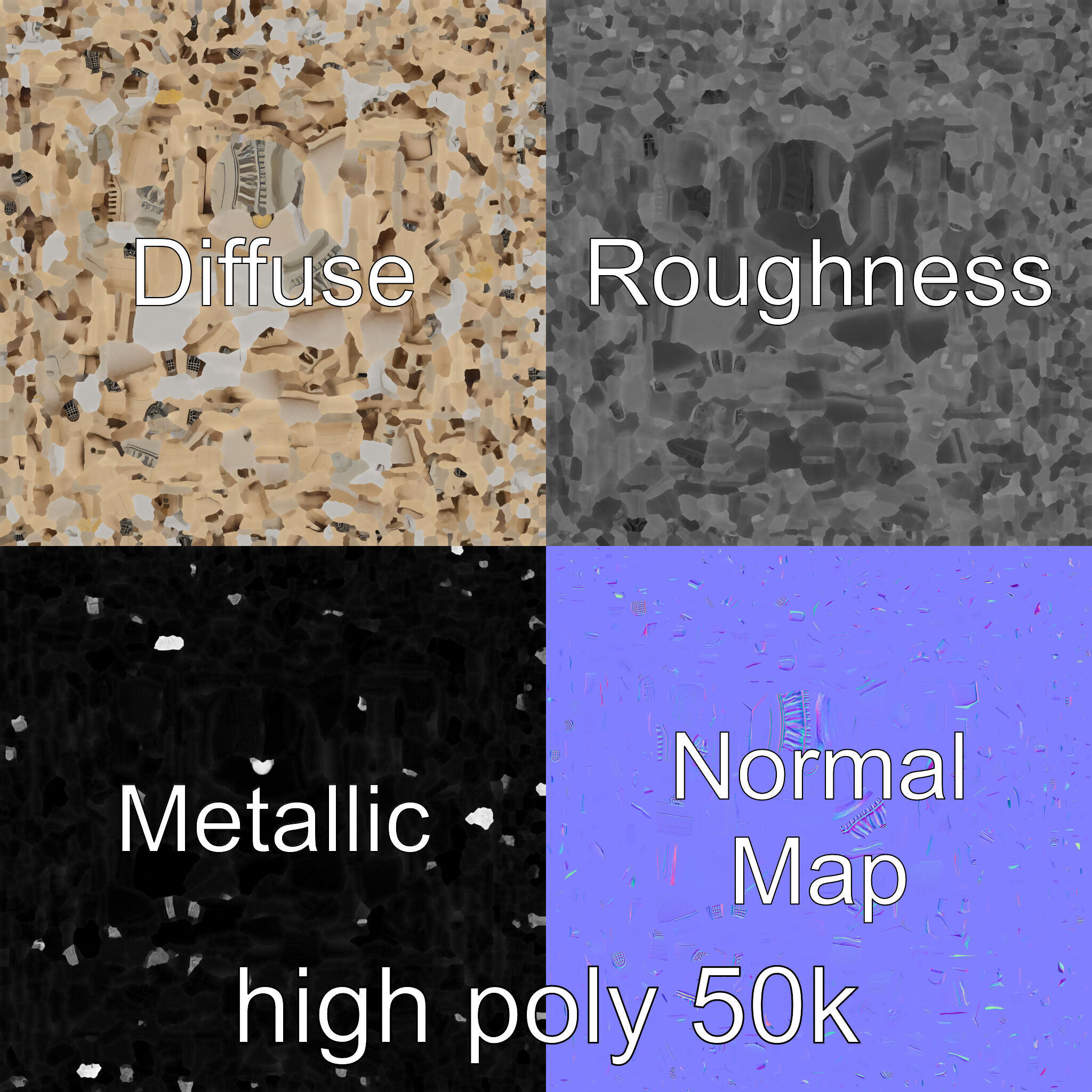 Symmetrical Mosque Arch Design model pack Low-poly 3D model_1