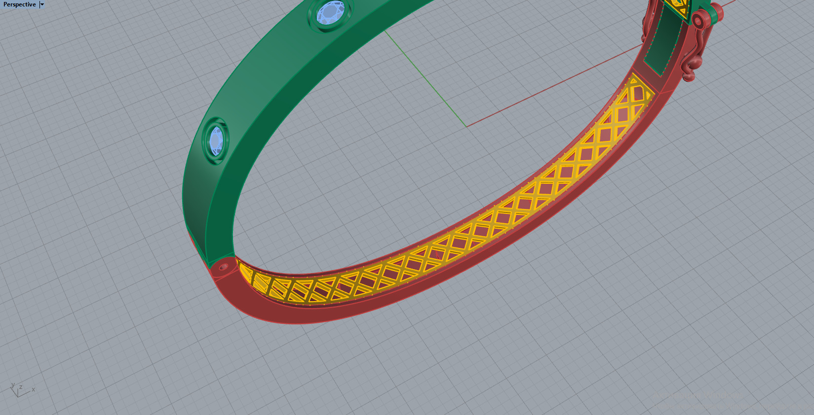 Bracelet 15248 3D print model_3