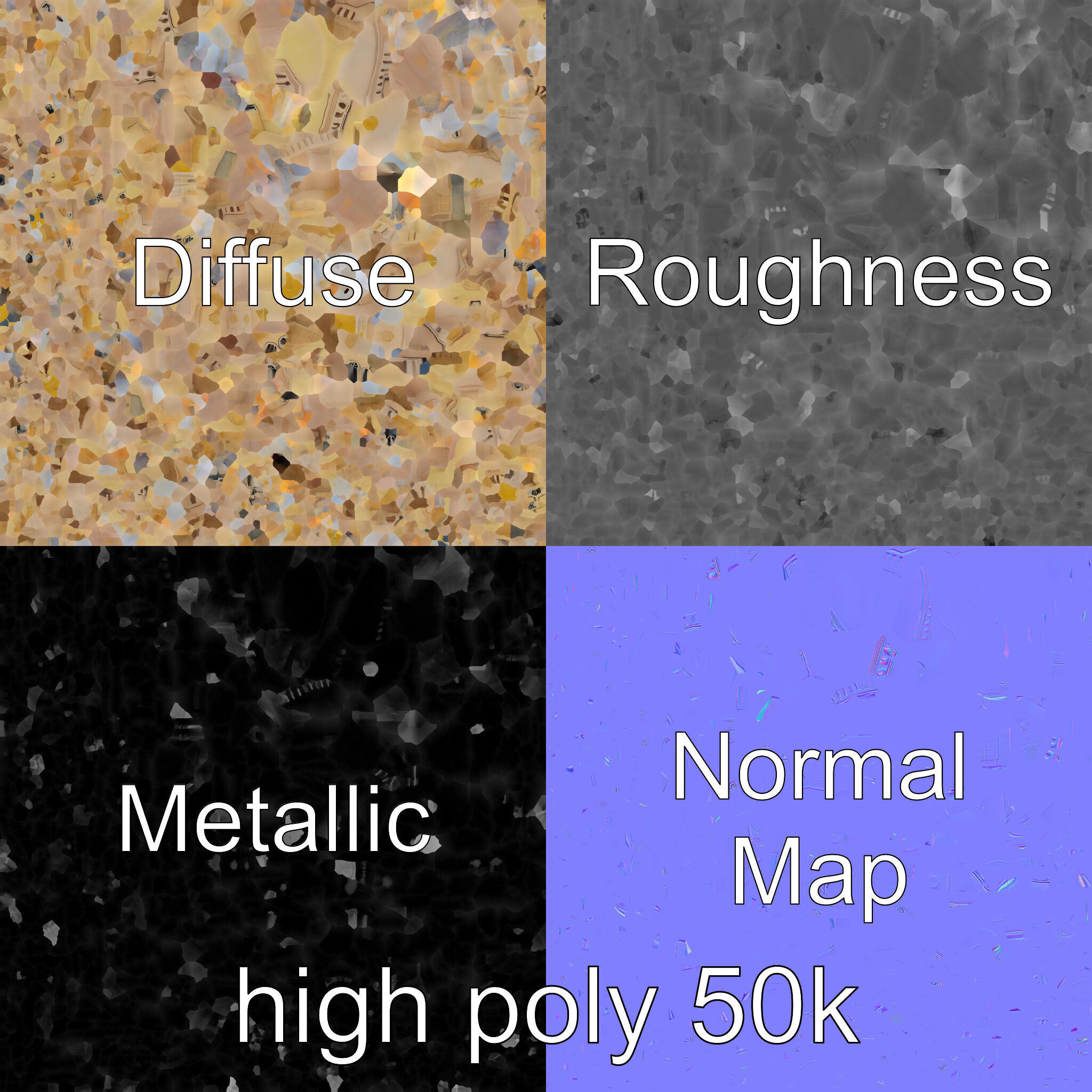 Stylized Mosque with Crescent Dome model pack Low-poly 3D model_1