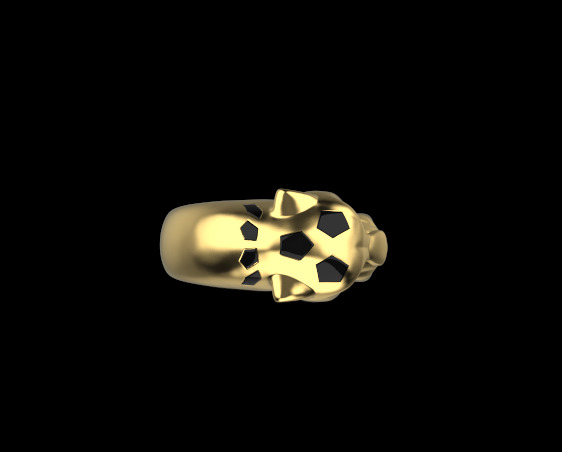 Panther Ring 15099 3D print model_4