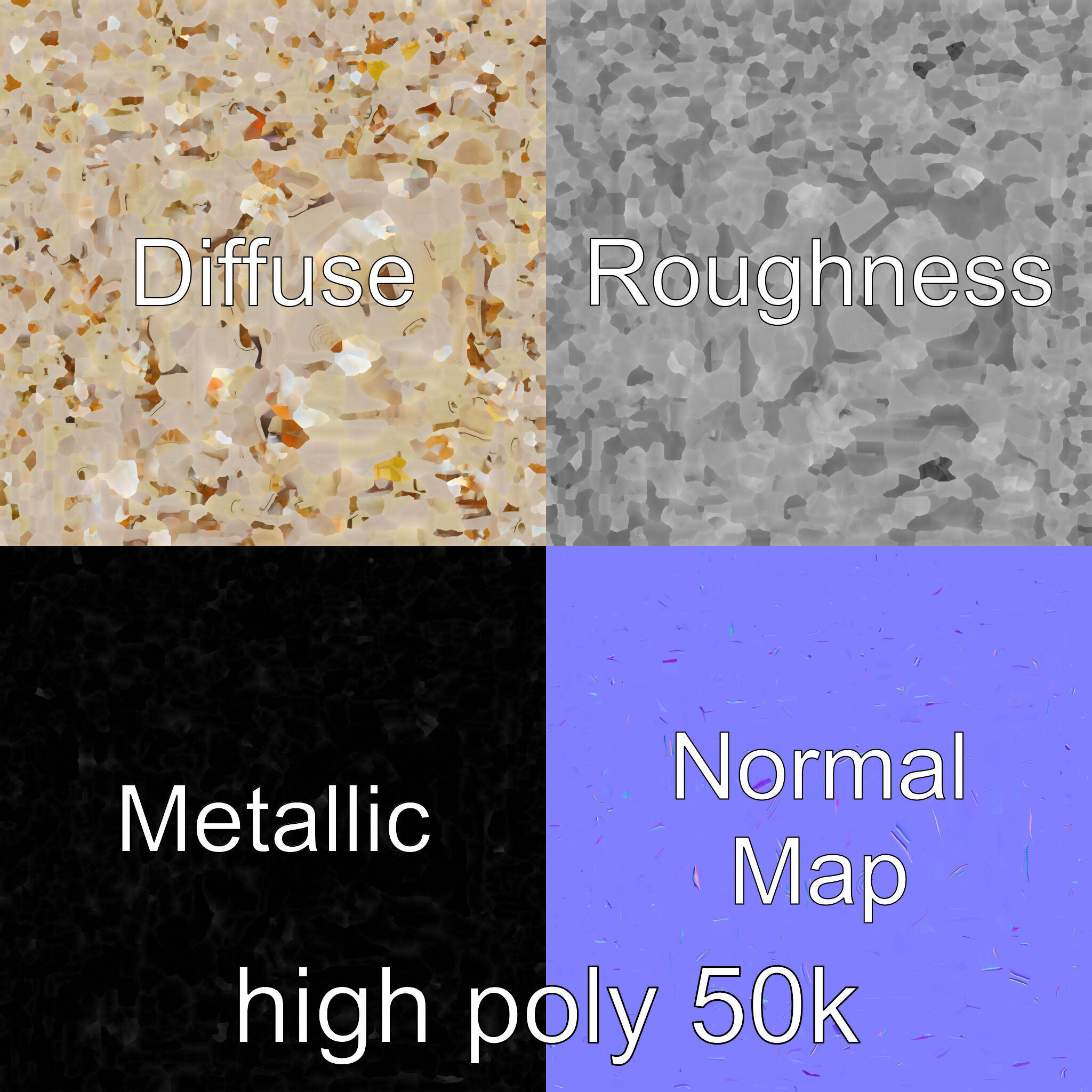 Stylized Mosque Crescent Dome model pack Low-poly 3D model_1