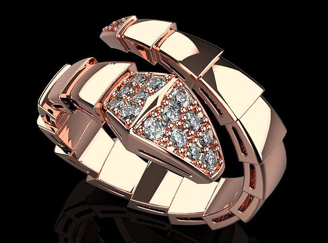 Serpent Ring 11181 3D print model