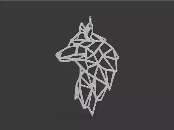 Wolf Pendant 53295